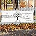 Family Reunion Banner Personalized – 2025 Reunion Sign with Tree Design for Family Gathering, Outdoor Picnic, Anniversary, or Celebration Decorations and Photo Backdrop