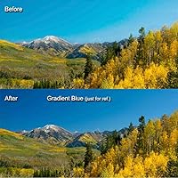 Vista 20 de SIOTI Kit de filtro cuadrado de 4 x 6 pulgadas (3.937 x 5.906 in) con ND2 y ND4 y ND8 y ND16 para Cokin Z Lee Hitech SIOTI Holder (ND)