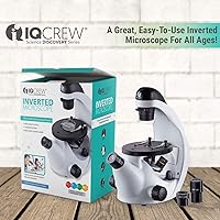 Vista 2 de IQCrew por AmScope 40X-200X Kids Inverted Microscopio compuesto para estudiantes