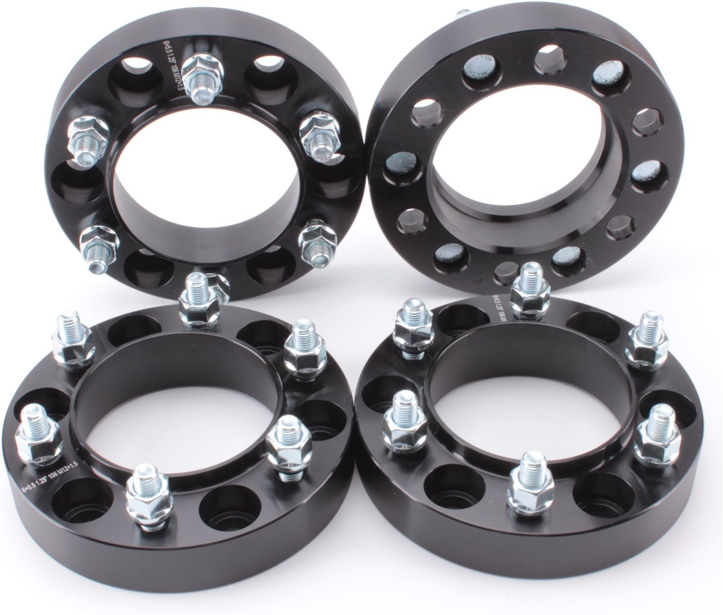 ZY WHEEL 4pcs 1.25" 6x5.5 to 6x5.5 Hub Centric Wheel