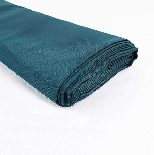 Efavormart - Perno de tela para banquetes de boda, 54 pulgadas x 10 yardas, poliéster verde azulado pavo real, para decoración de eventos, artes y