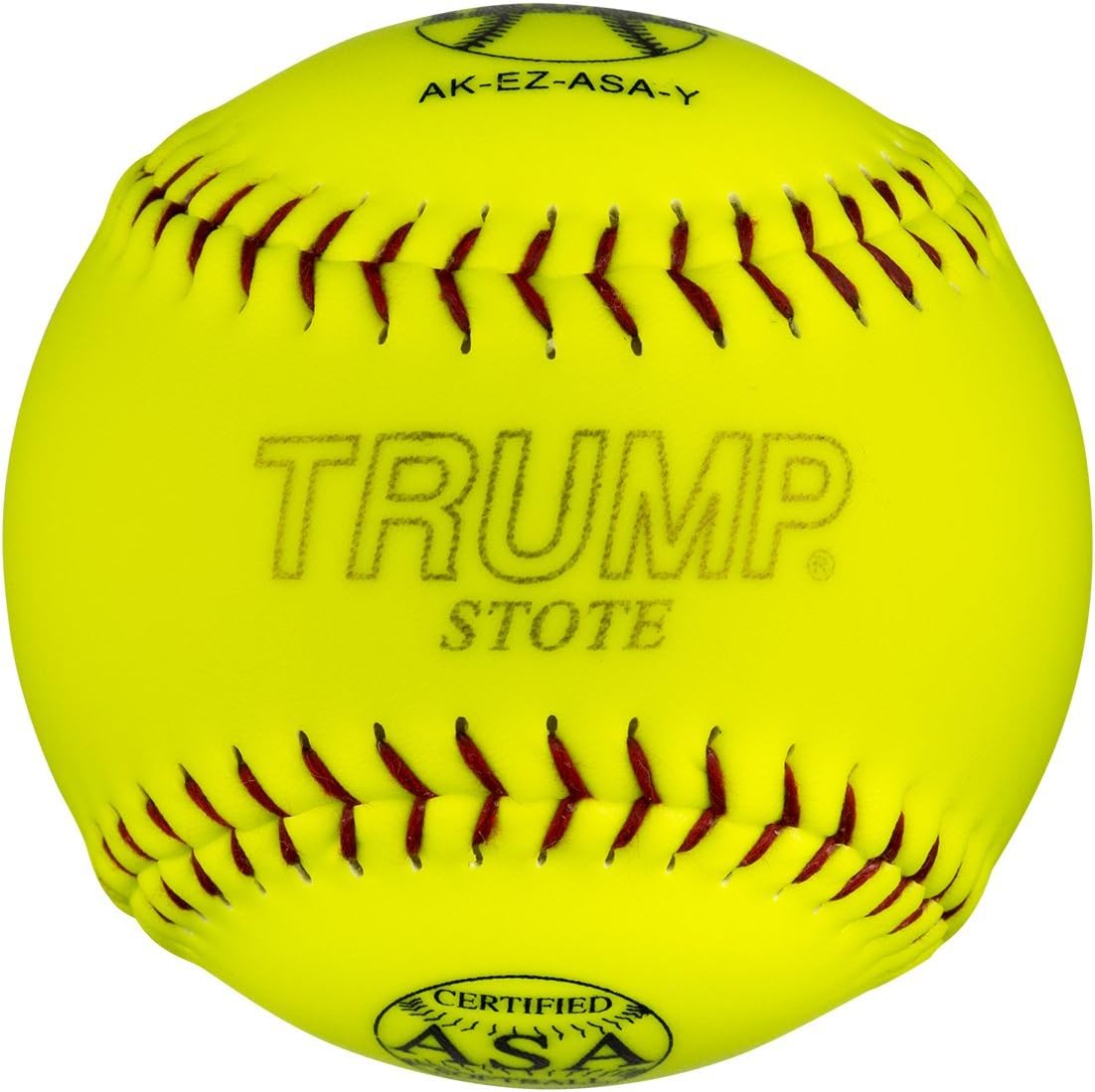 Trump Stote 1 Dozen ASA 12" Softballs - 44cor/.375 Compression (AK-EZ-ASA-Y) 12 Balls