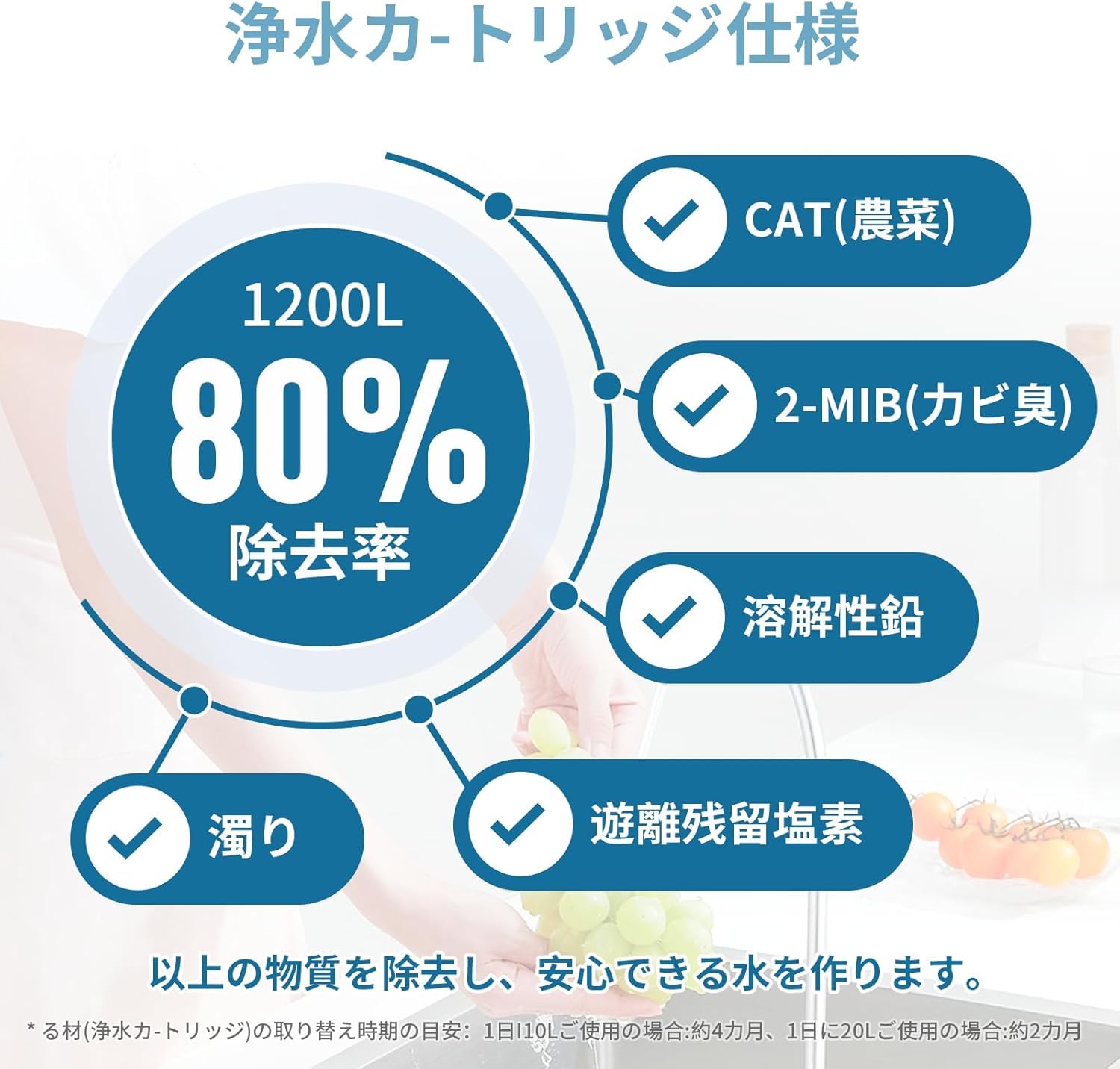 Amazon | 【JIS規格日本検査済み】TH658-1S 浄水カートリッジ TOTO対応