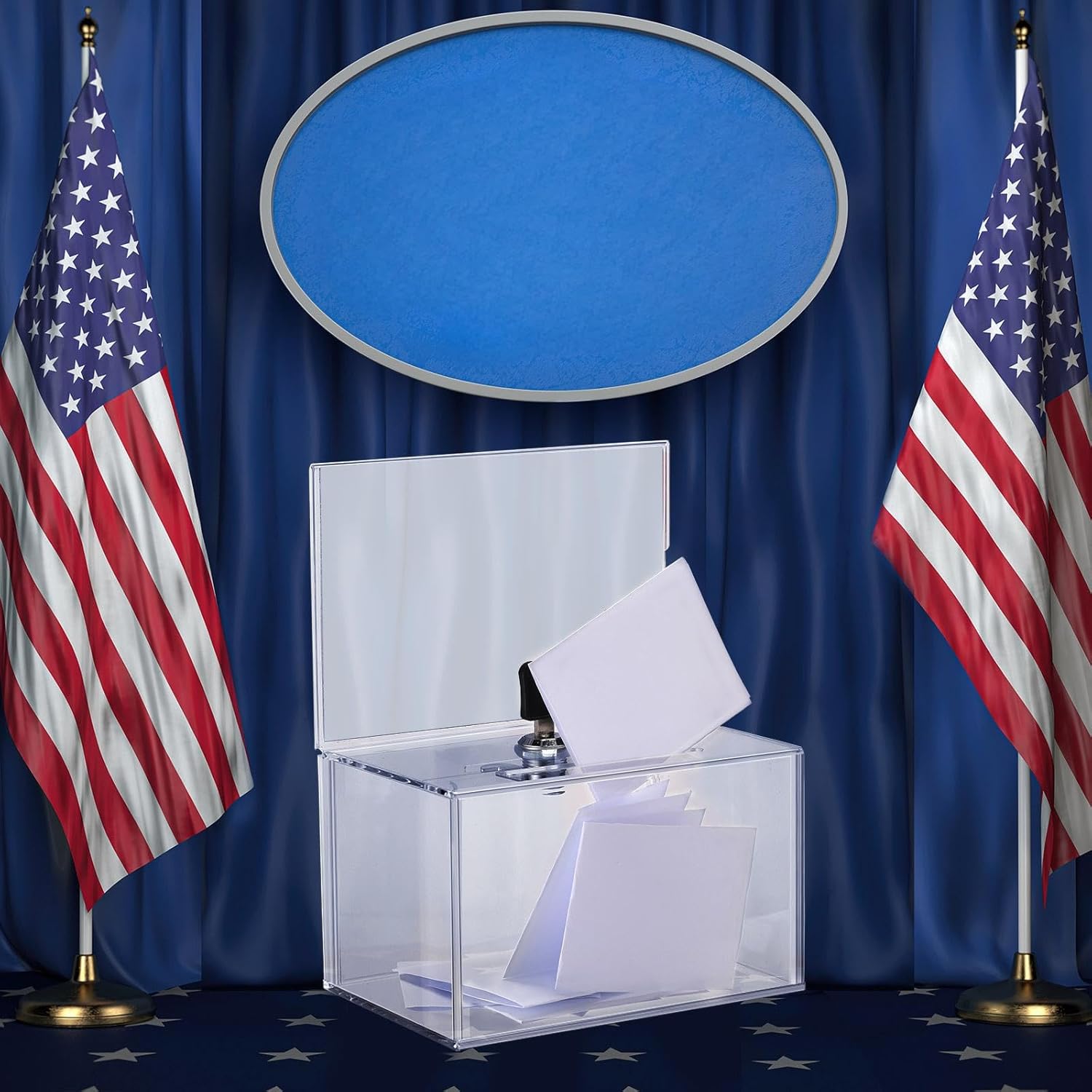 Tuanse 4 Pcs Acrylic Donation Box with Lock and Sign Holder Tip Jar Raffle Ticket Box Clear Ballot Boxes for Fundraising Voting Suggestion Collection School 6.1 x 4.3 x 3.8 Inch (Clear)