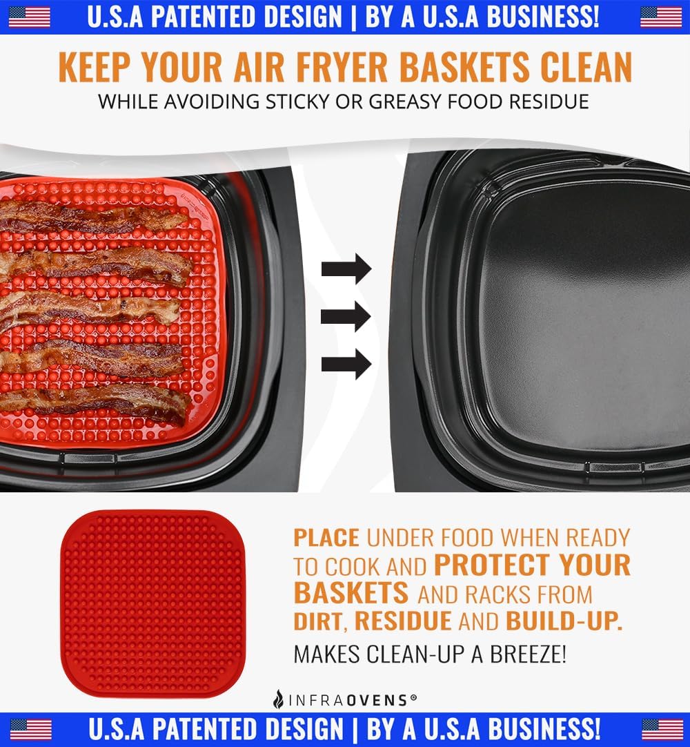 Revolutionize Your Cooking: Air Fryer Liners Set for Effortless Cleanup!