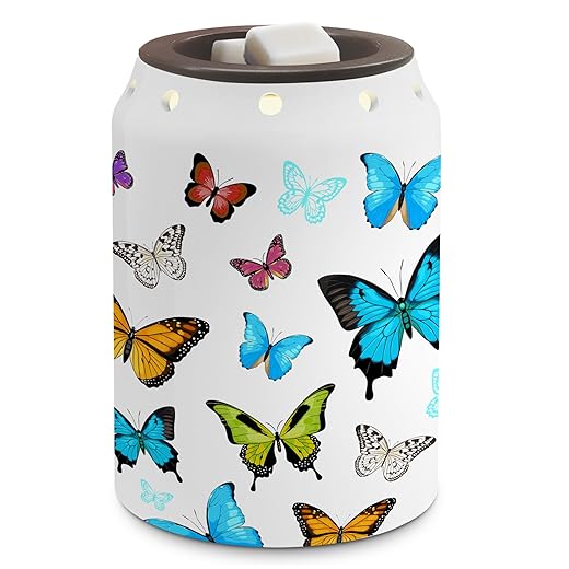 Gifts for Grandma Wax Warmer, Christmas Grandma Gifts from Grandkids, Nana Gifts Ceramic Electric Scentsy Candle Wax Melts, Nana Mimi Best Grandma Birthday Gifts, Thoughtful Gifts (Leopard Print)