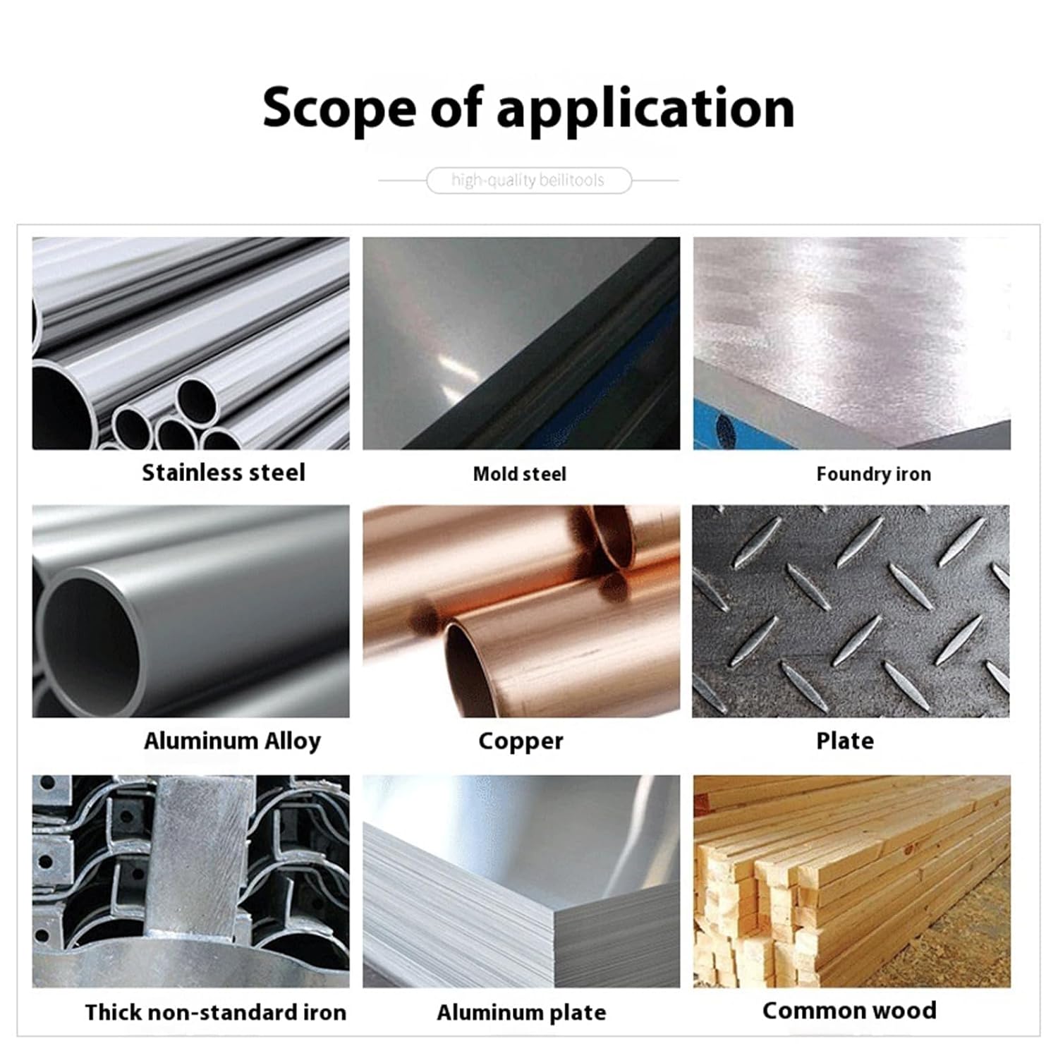 Professional 48mm Metal Hole Cutter Aluminum Construction Carbides for Steel Plate Pipe Drilling Cutter Drill Bit