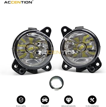 carvel LED Light For VW Transporter T5 2003-2010 LED Fog Light Fog Lamp Car Styling