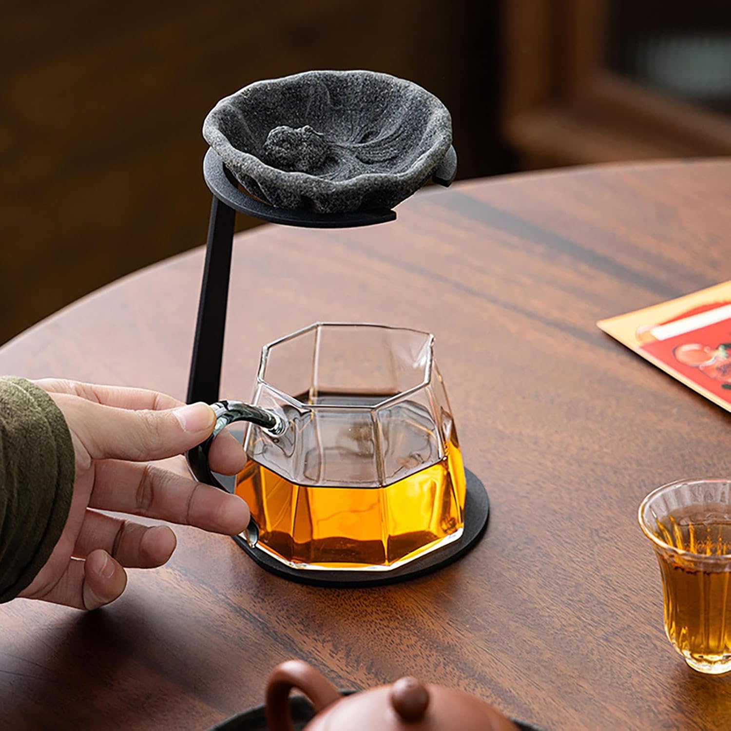 Tea Steeper,Tea Steeper for Loose Tea,Tea Accessories,Yearly Fish Hole-Less Tea Drainer, Tea Filter, Tea Strainer, Tea Filter for Tea Making