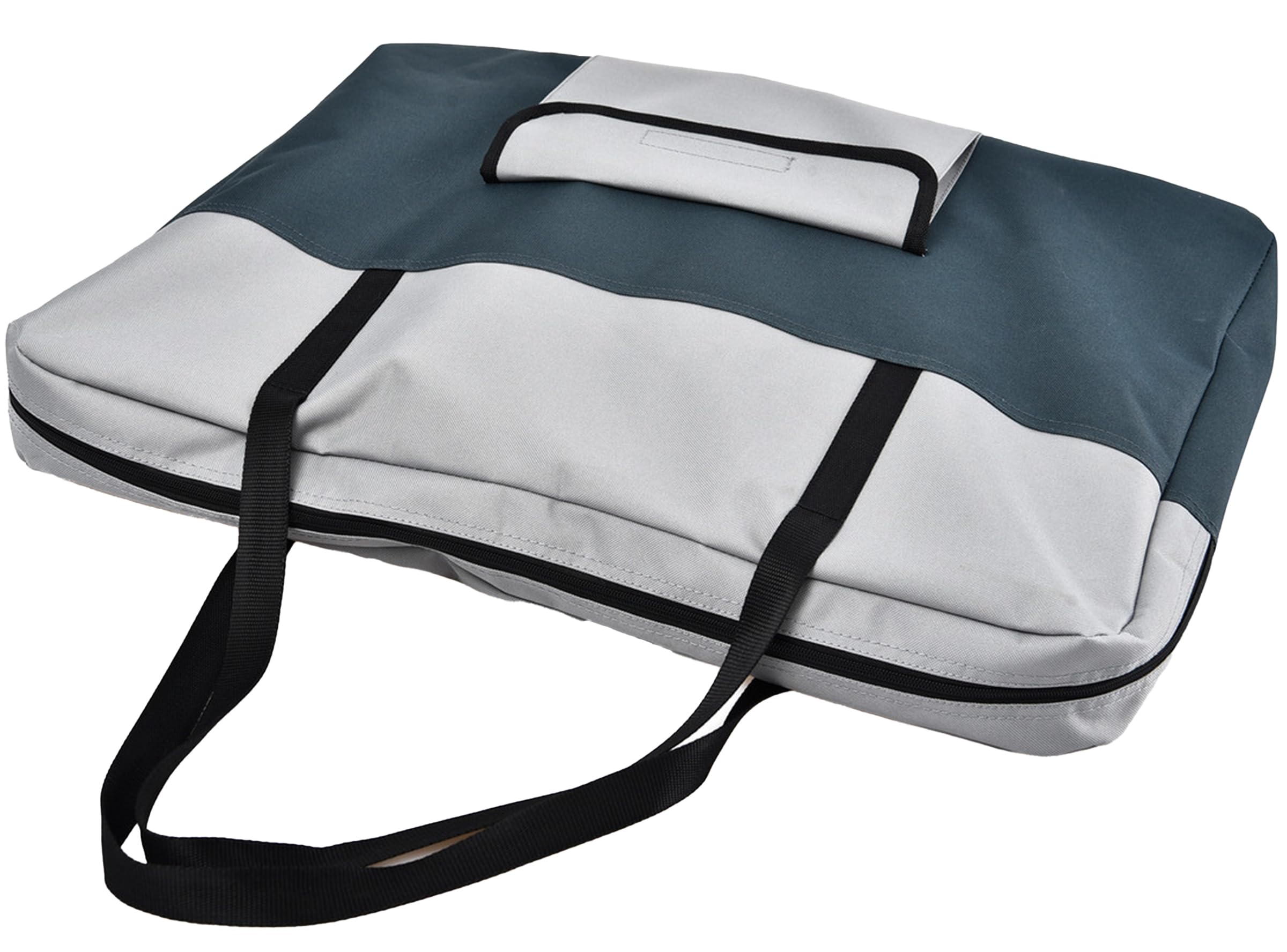 Dehner Lieblinge Transporttasche Brian für Hund oder Katze, ca. 76 x 51 x 48 cm, Polyester/Kuntstoff, grau