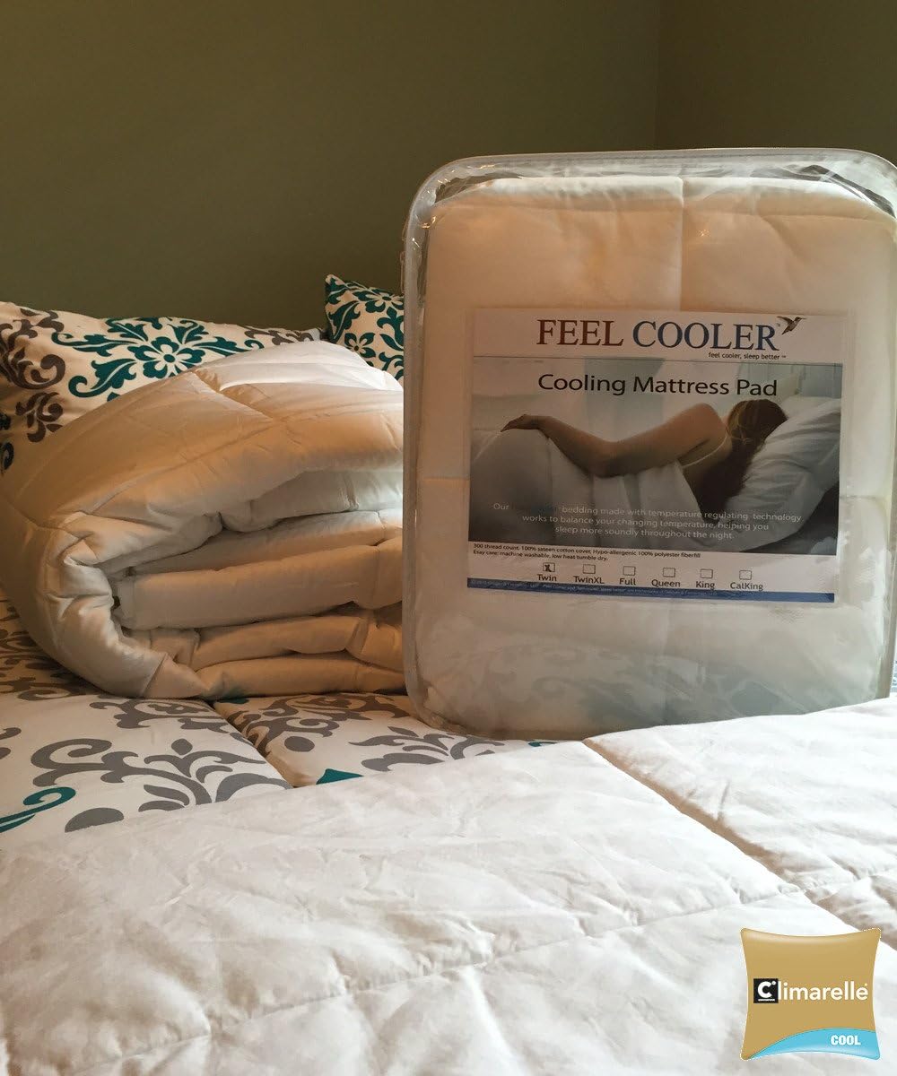 Cooling Mattress Pad Queen Feel Cooler Mattress Pad