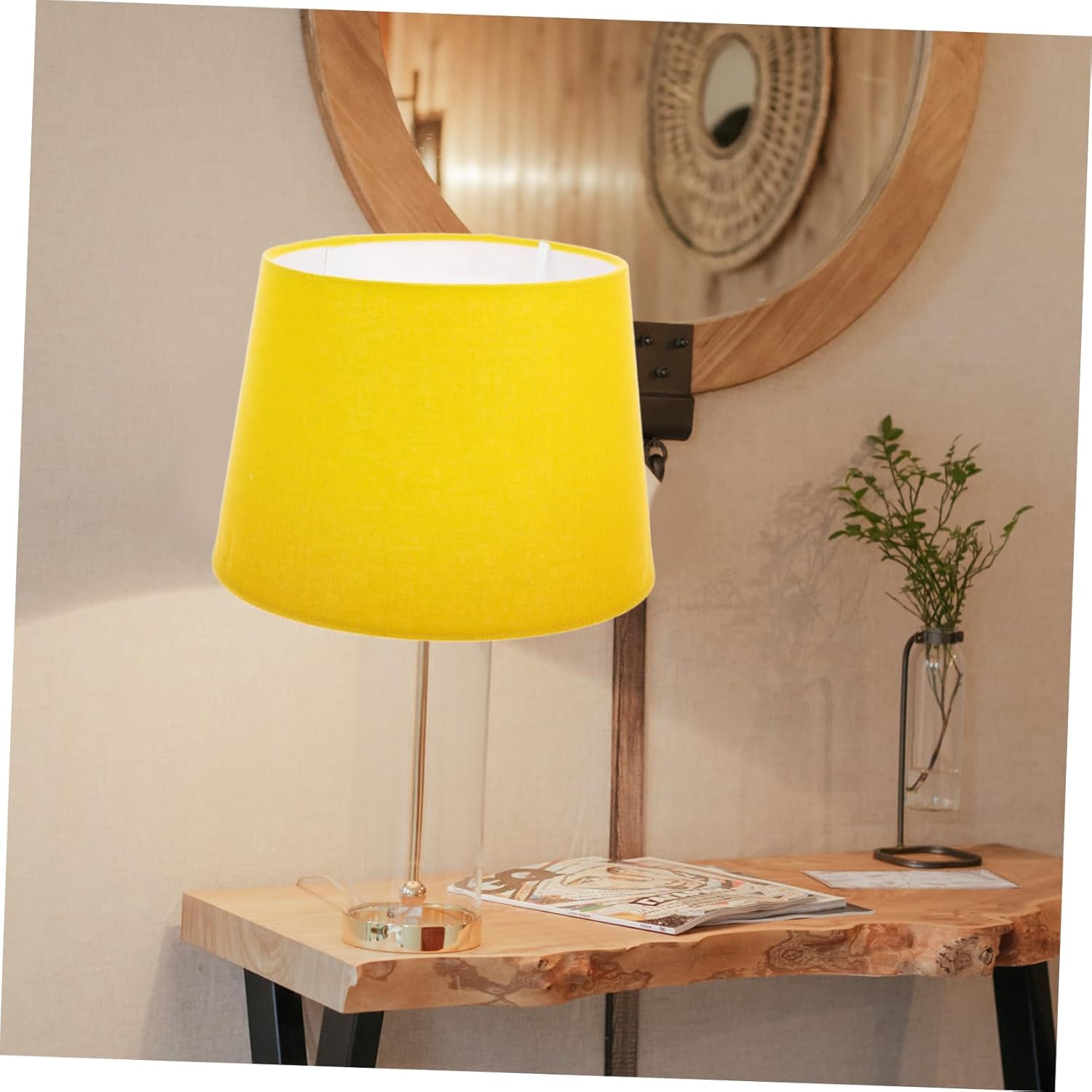 Gadpiparty Chinese Pastoral Lampshade Lampshades Table Cover for Decorations Floor Lamps Bedside Desk