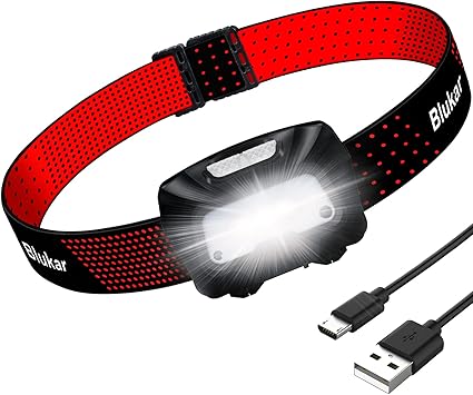 Lampe Frontale Rechargeable, Blukar 2000L Super Lneux Étanche Léger