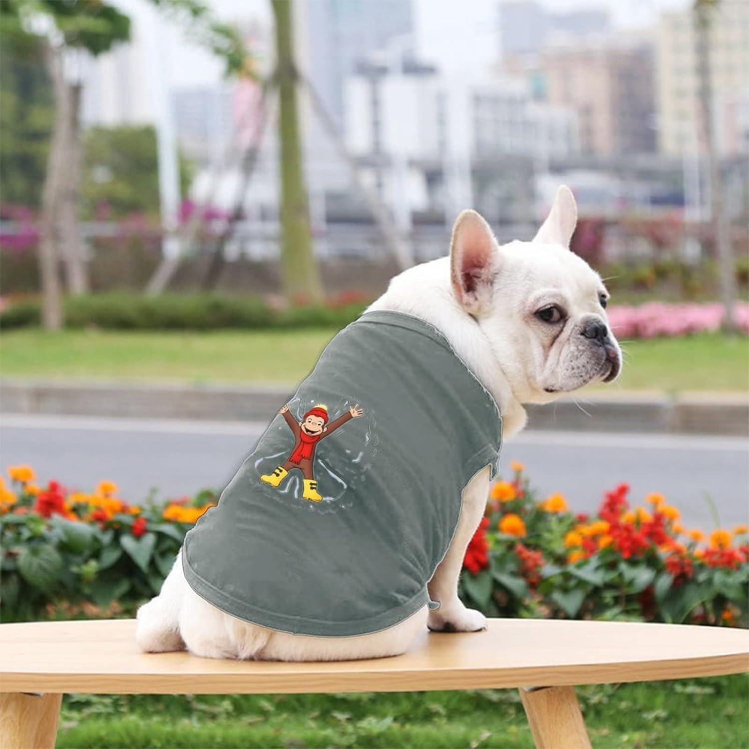 国内最安値に挑戦 Krmugee 犬服 ｔシャツ おさるのジョージ 春夏秋 小中型犬 ひんやり ペット服 ドッグウェア ベスト 日焼き防ぐ 柔らかい 袖なし お散歩お出かけ服 コスチューム スポーツ服 脱毛保護 Sungaipenuhkota Go Id