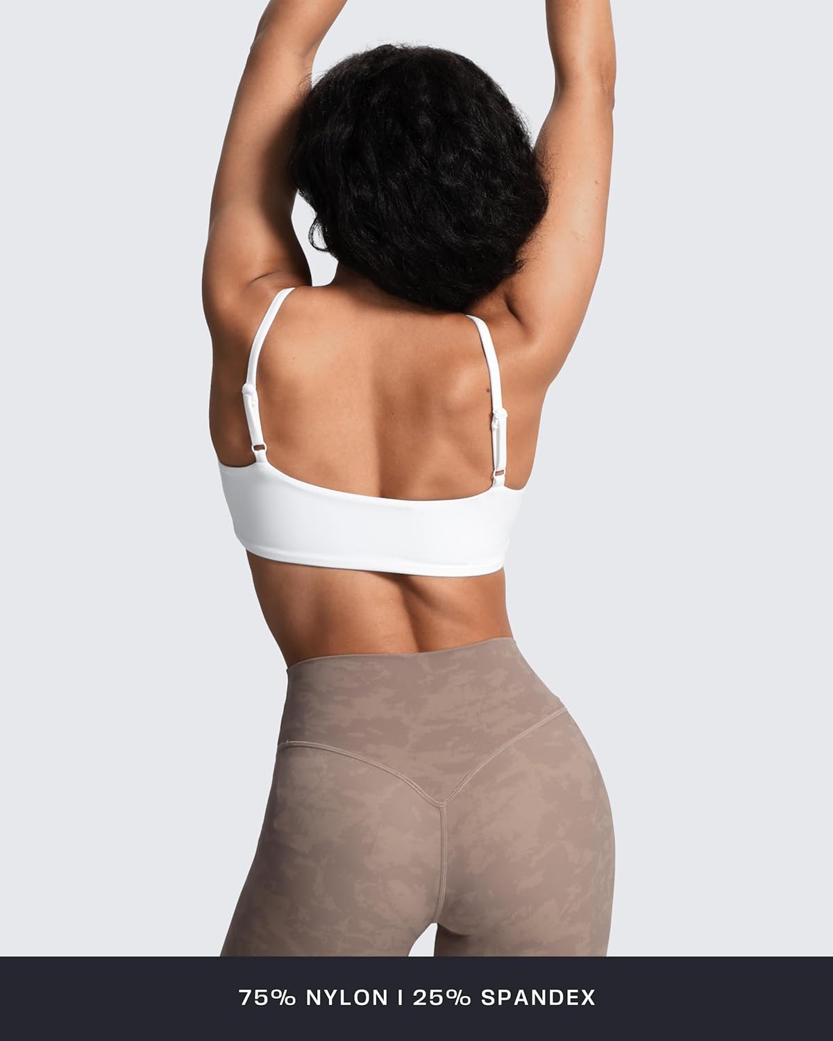 Aoxjox Women's Define Sculpt Bandeau Bras Workout Curved Training Fitness Running Yoga Crop Tank - Image 5