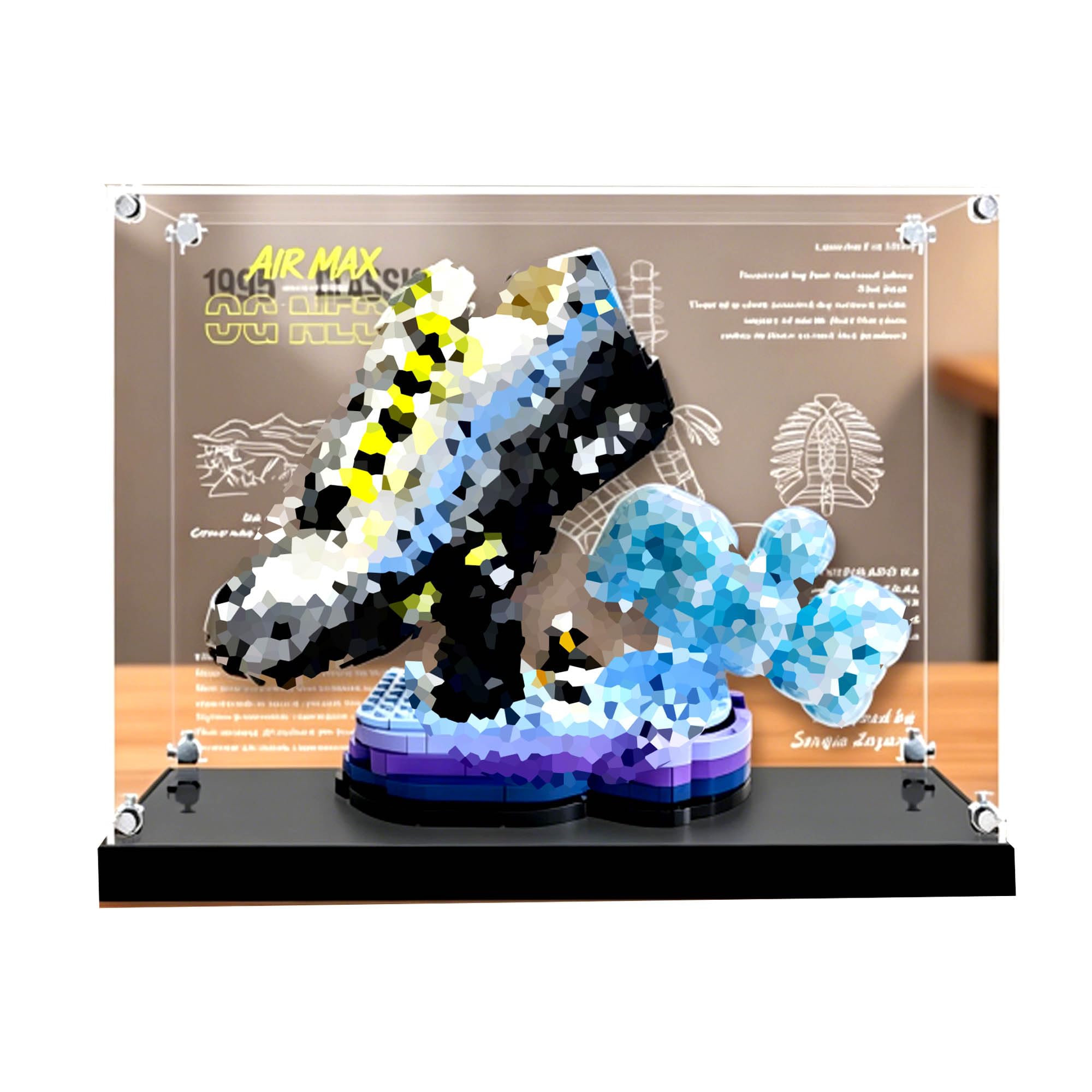 Clear Acrylic Display Case, Fits for Le-go 43025 Sets (Style)