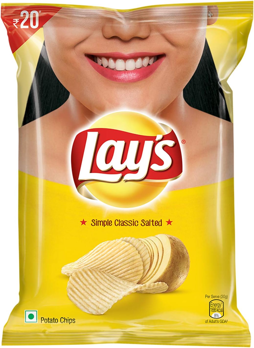 Lays Classic Salted Chips, 52 gr- India