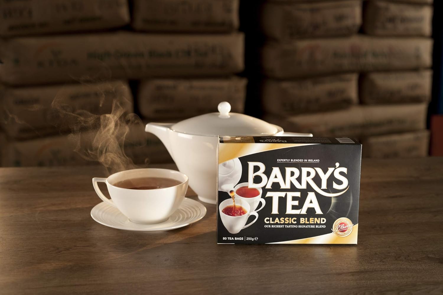 Barry's Tea, Classic Blend, 80-Count (Pack of 6)