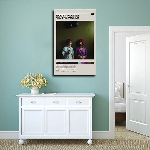 Miniatura 4 de KEZONO Scott - Póster de la película "Pilgrim Vs The World" 7, póster de lienzo para decoración de pared, pintura para sala de estar, dormitorio,