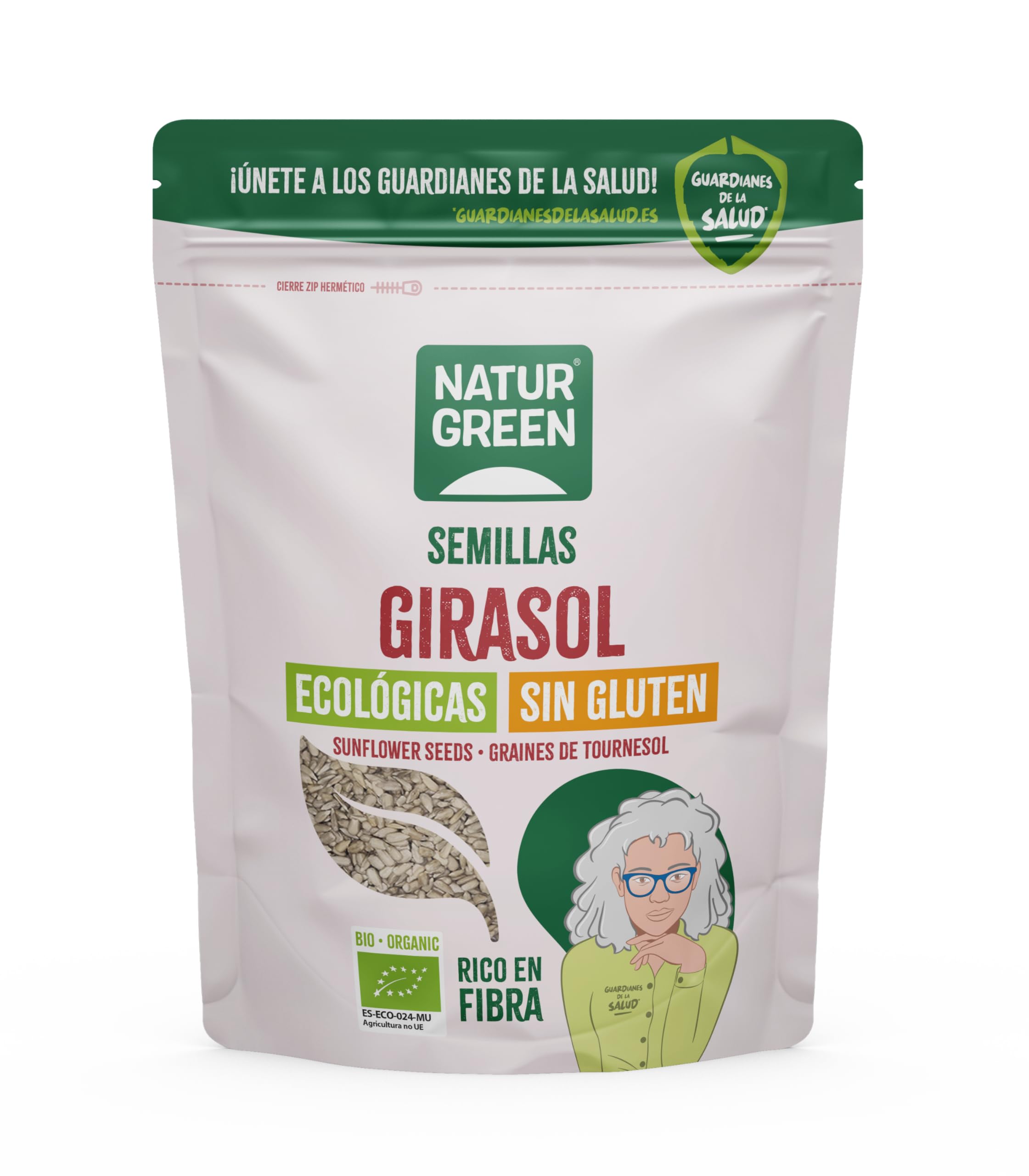 NaturGreen Semillas de girasol Bio 225 g