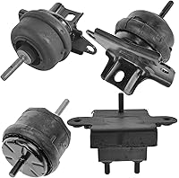 Vista 56 de Conjunto de soportes hidráulicos de motor y transmisión TRQ para Mercedes Benz C280 CLK320 E320