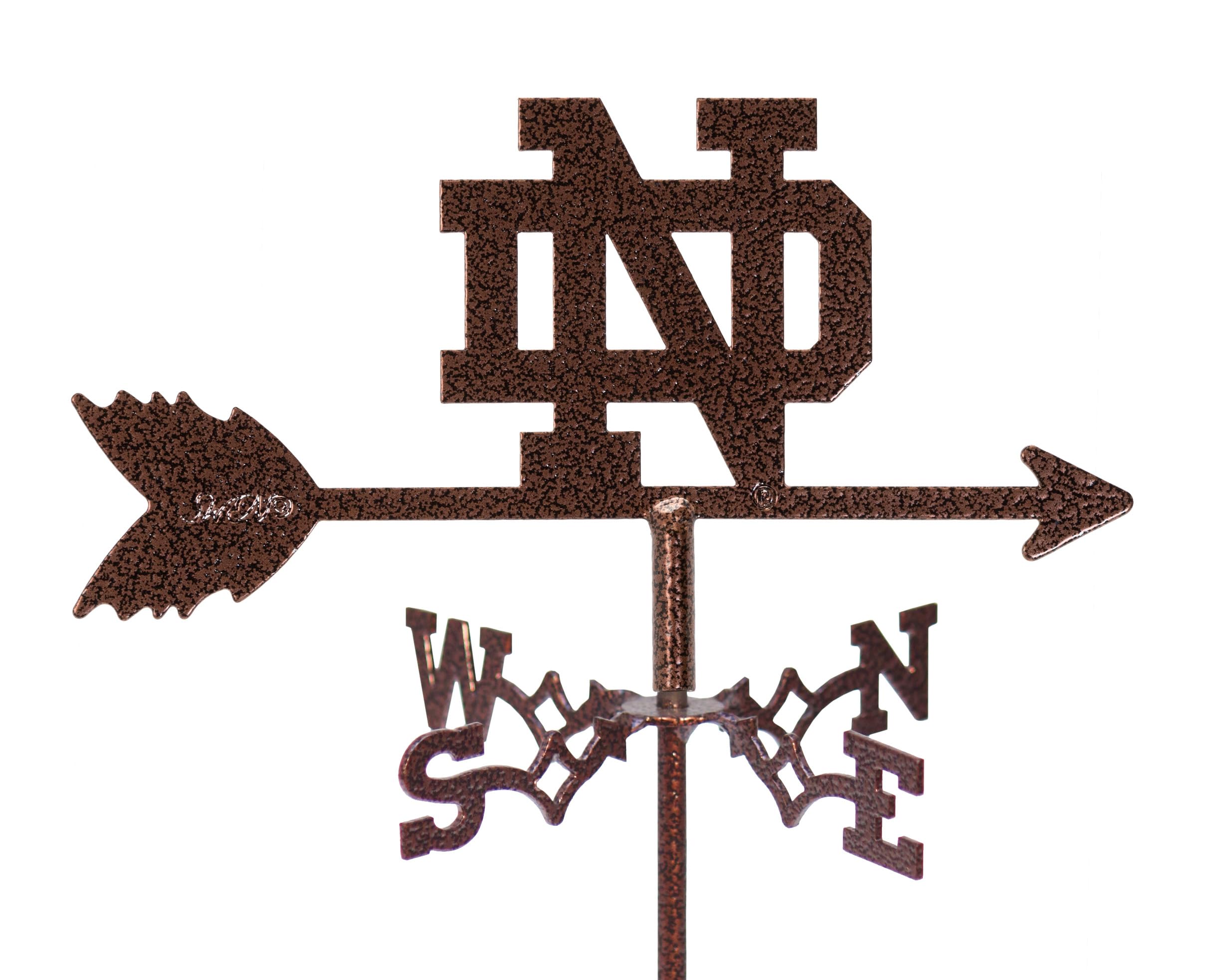 Notre Dame Fighting Irish Mini Flower Pot Weathervane