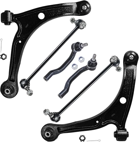 Miniatura 181 de Detroit Axle - Kit de brazos de control AWD para cargador Chrysler 300 Dodge Challenger Magnum, 2 brazos de control superiores delanteros con rótula