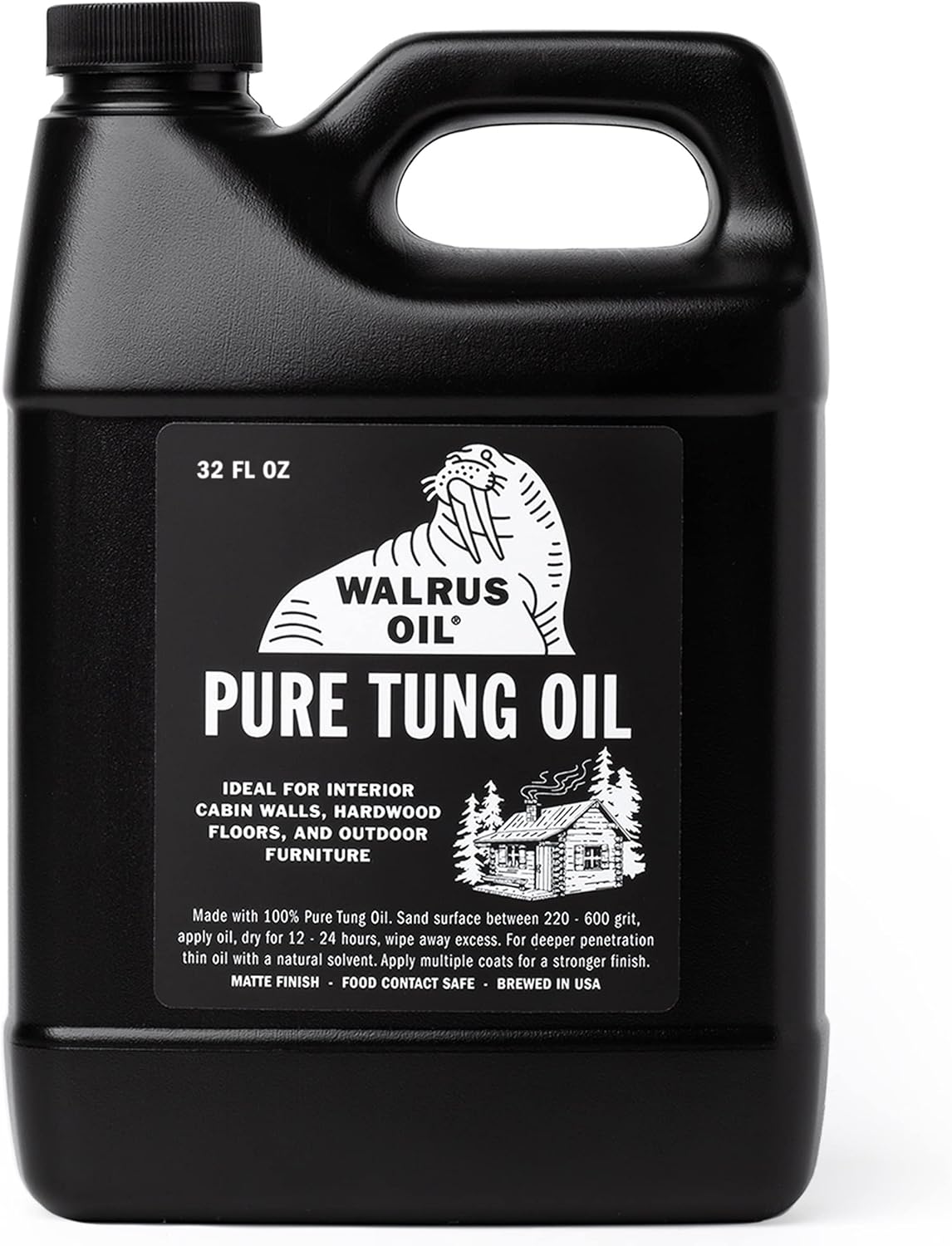 WALRUS OIL - 100% Pure Tung Oil, Wood Finish for any Woodworking