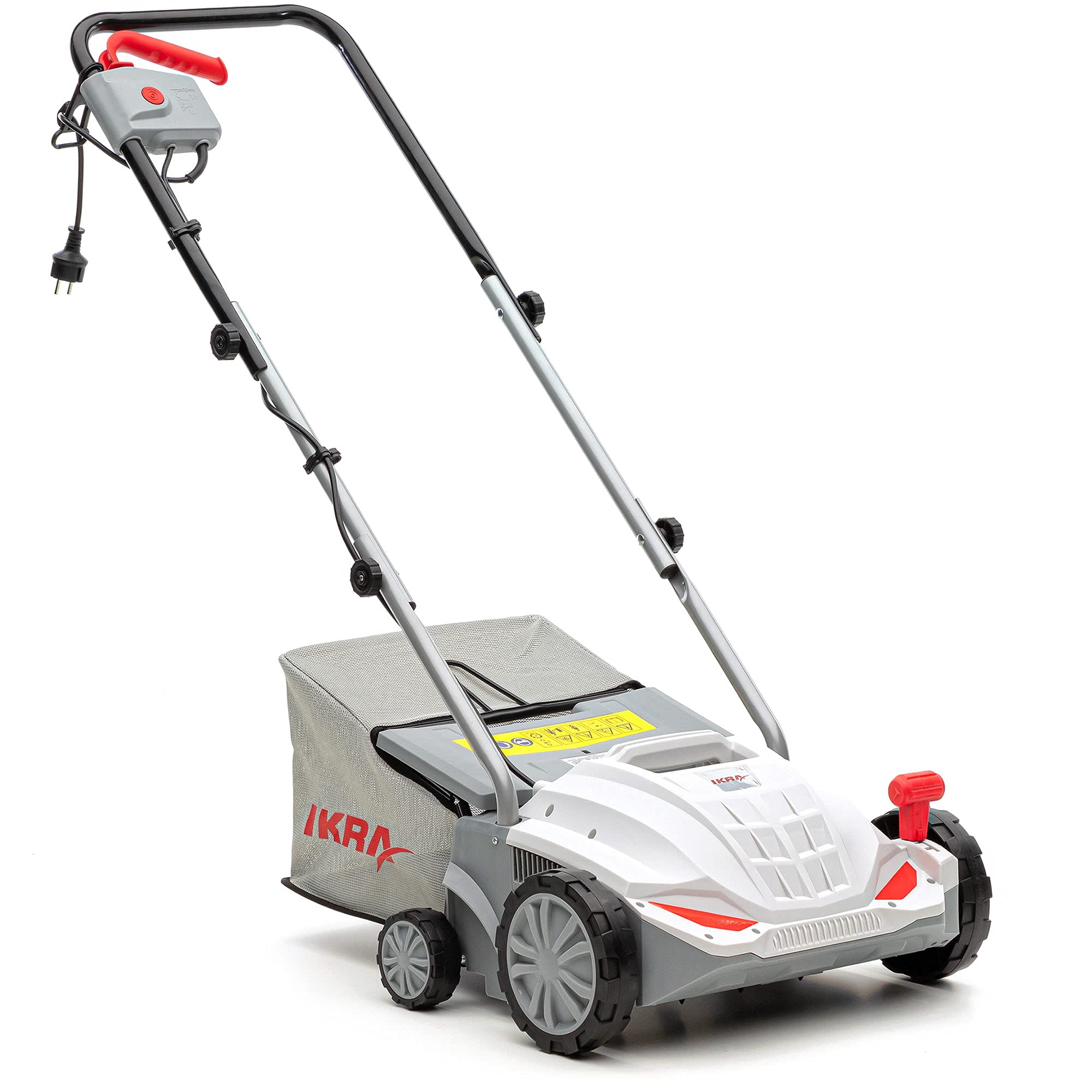 IKRA Aerator i Wertykulator elektryczny IEVL 1532 worek przechwytujący 30l szerokość robocza 32cm głębokość robocza regulowana 1.500W