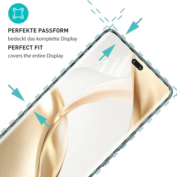 smartect TPU Screen Protector 2 + 2 Pieces for Honor 200 Pro | HD Protective Screen + Camera, Anti Scratch, Ultra Clear, Bubble Free, Anti-Fingerprint, Case Friendly