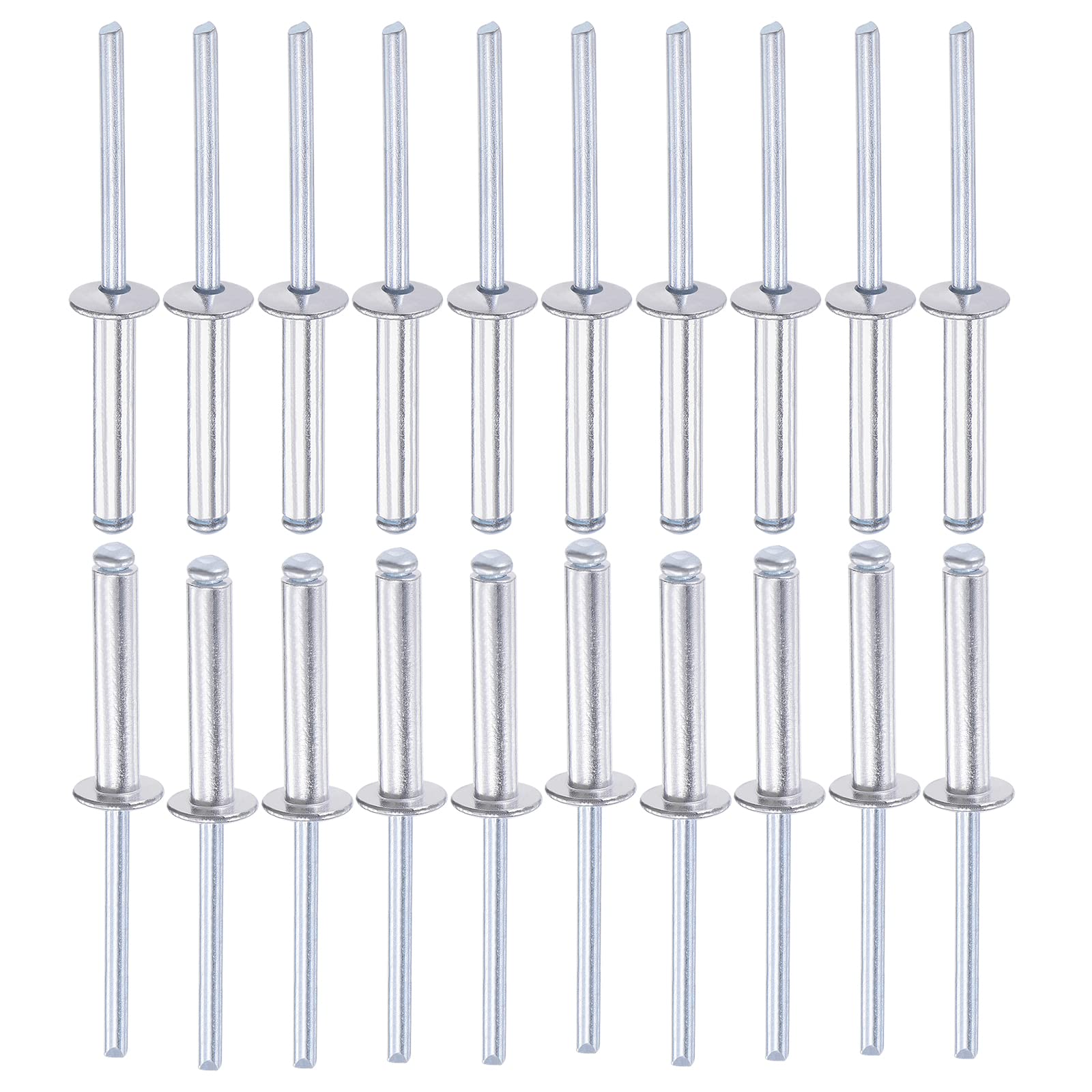 AGBERG 3 X 10 Mm (20 Pezzi) Rivetti Ciechi Con Testa Piatta – Acciaio Inox VA A2 V2A – Rivetti Ciechi – Rivetti Pop-inossidabile DIN 7337 – ISO 15983 | AGBERG - Foto 10