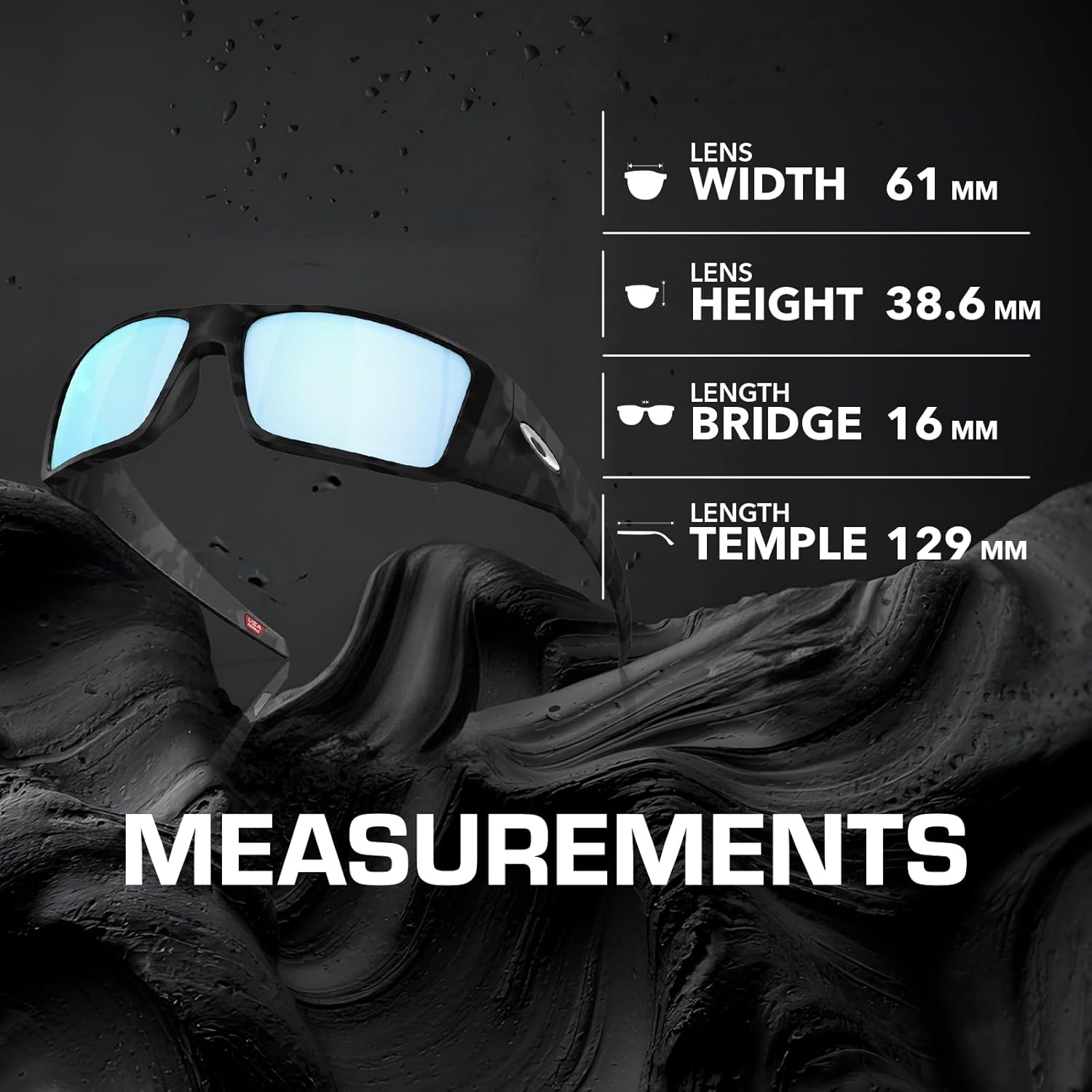 Oakley HELIOSTAT OO9231 Rectangle Shape Sunglasses With Official Eyewear Kit