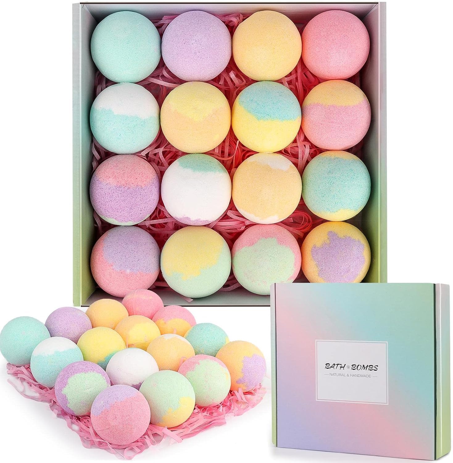 HESORIX 16-Piece Bath Bomb Gift Set