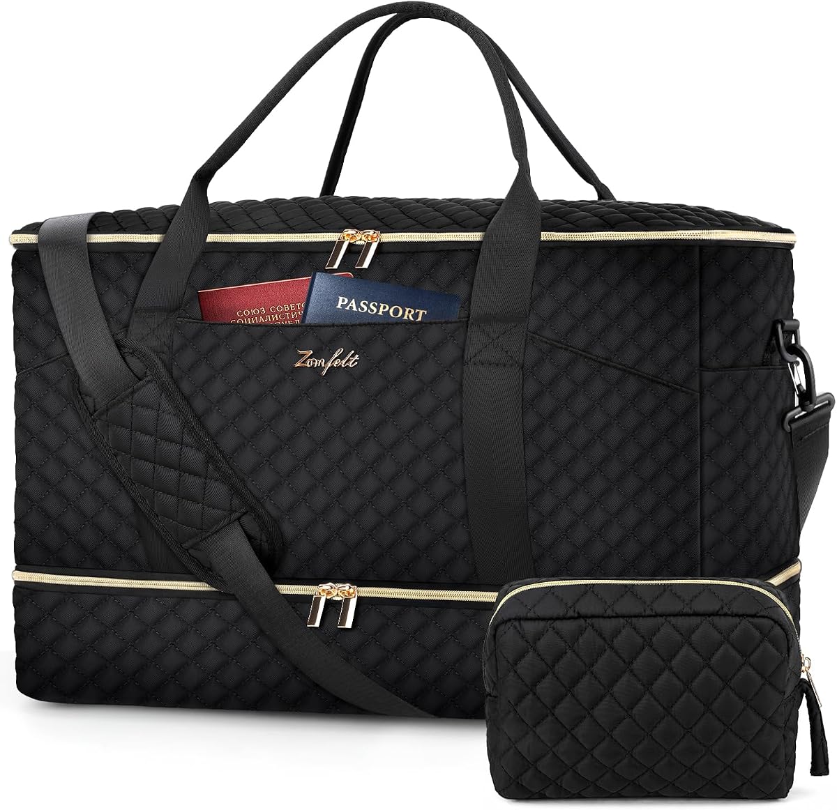 Carry on Luggage 22x14x9 Airline Approved, 45L Travel Bag for Women
