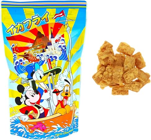 Amazon Co Jp ディズニー お菓子 袋入り イカフライ ミッキー ドナルド ダック プルート おやつ おつまみ お土産 ディズニーリゾート限定 グッズ お土産 食品 飲料 お酒