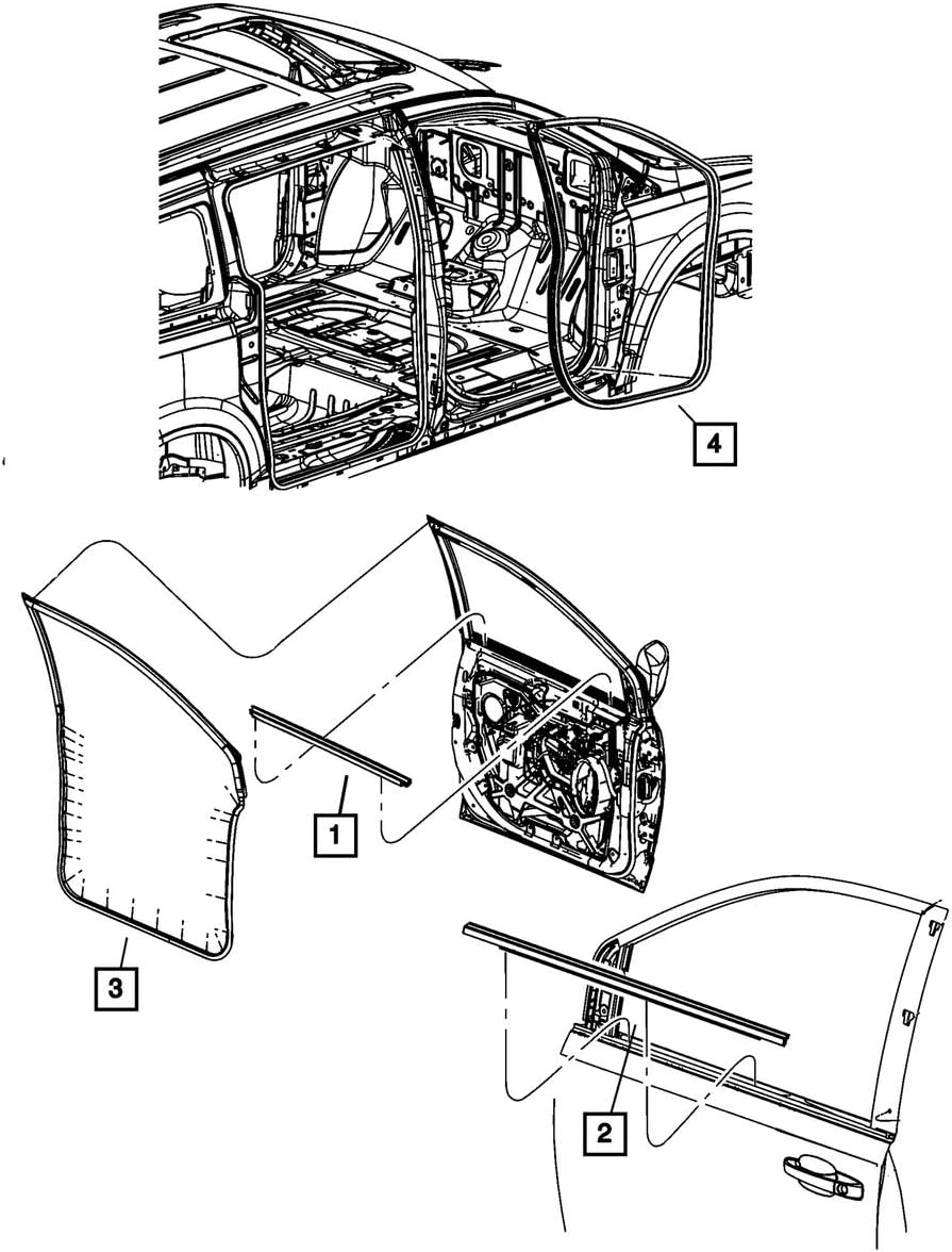 MOPAR 5109806AE - W Strip Front