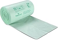 Vista 5 de Bolsas de compostaje de 33 galones, bolsas de basura compostables, extra gruesas de 1.1 mil, bolsas de compost para cocina, bolsas de basura