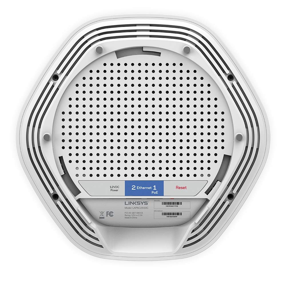 Linksys Business Pro Series LAPAC2600-EU - Access Point Wireless WiFi AC2600 Dual-Band Wave 2 MU-MIMO, POE, Bianco