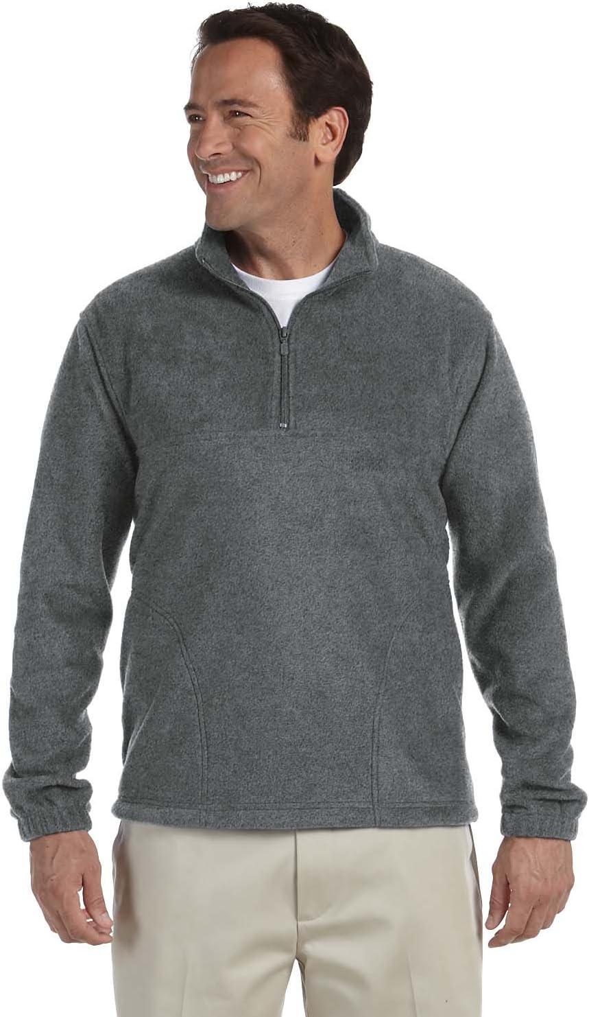 Harriton Quarter-Zip Fleece Pullover