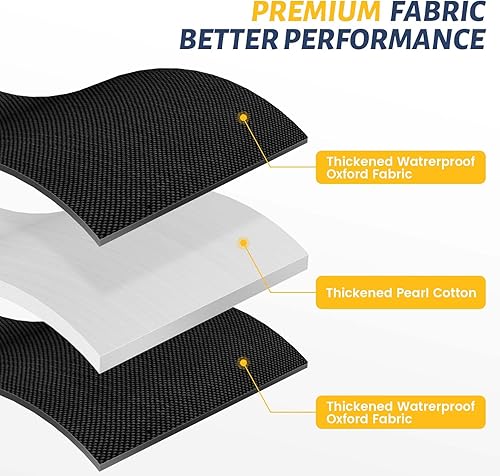 Miniatura 2 de Persiana para ventana de puerta de caravana, cubierta opaca plegable para caravana, protección contra rayos UV, cubierta de ventana de puerta de