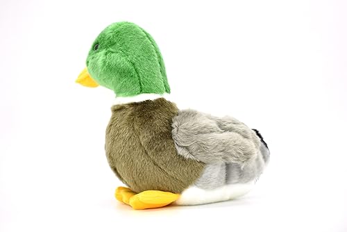 Miniatura 2 de Pato Mallard, macho, Drake, pájaro, realista, realista, relleno, pájaro, suave, juguete, educativo, animal, regalo, muy bonito animal de peluche de