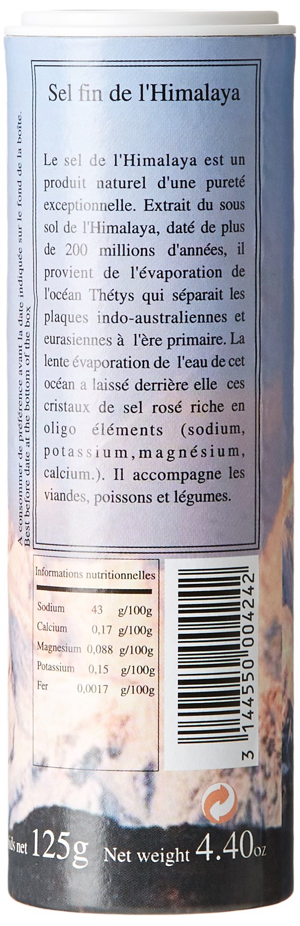 ERIC BUR Sel Rose de l'Himalaya Fin Moulu 125 g