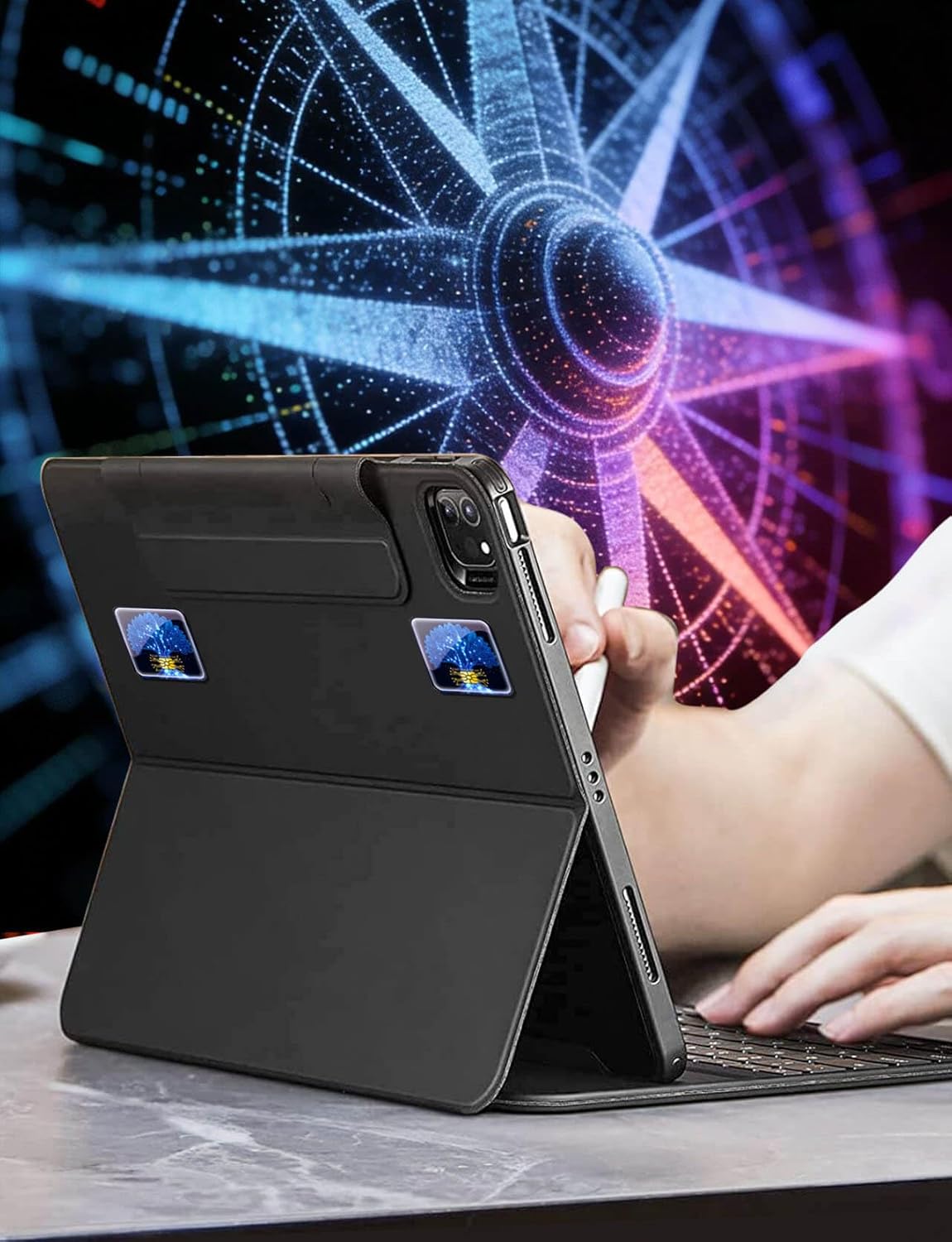 Cell Phone EMF Protection Neutralizers - for Smart Phones/Tablets/Laptops/Computer/WiFi/Priner/TV 12 Pack