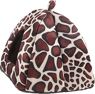 GARVALON Decoração De Casa De Ninho De Hamster Pequeno Esconderijo De Hamster Quente Acessório De Hamster Esconderijo Pequeno Hamster Cabana Desgaste-Esconderijo Cama De Hamster S26