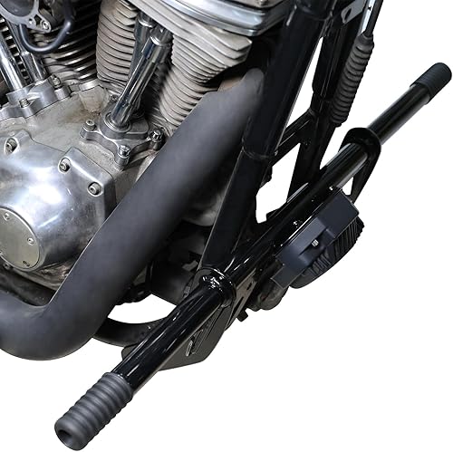 Miniatura 8 de TCT-MOTORPARTS Protector de barra de choque negra delantera para Harley 2006-2017 Dyna con control medio Fat BobLow Rider FXDLWide GlideStreet