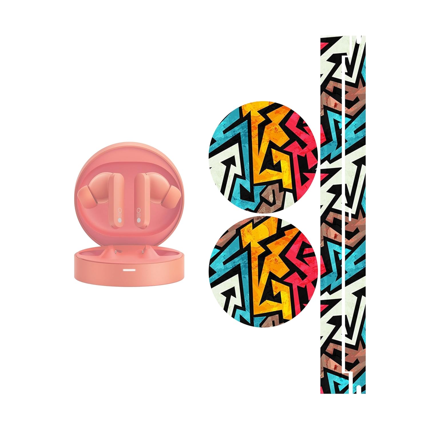 90STETHIX – Compatible for CMF by Nothing Buds Pro – Audio Buds Skin Warp (Coverage – Only for Charging Case) (Print-111)