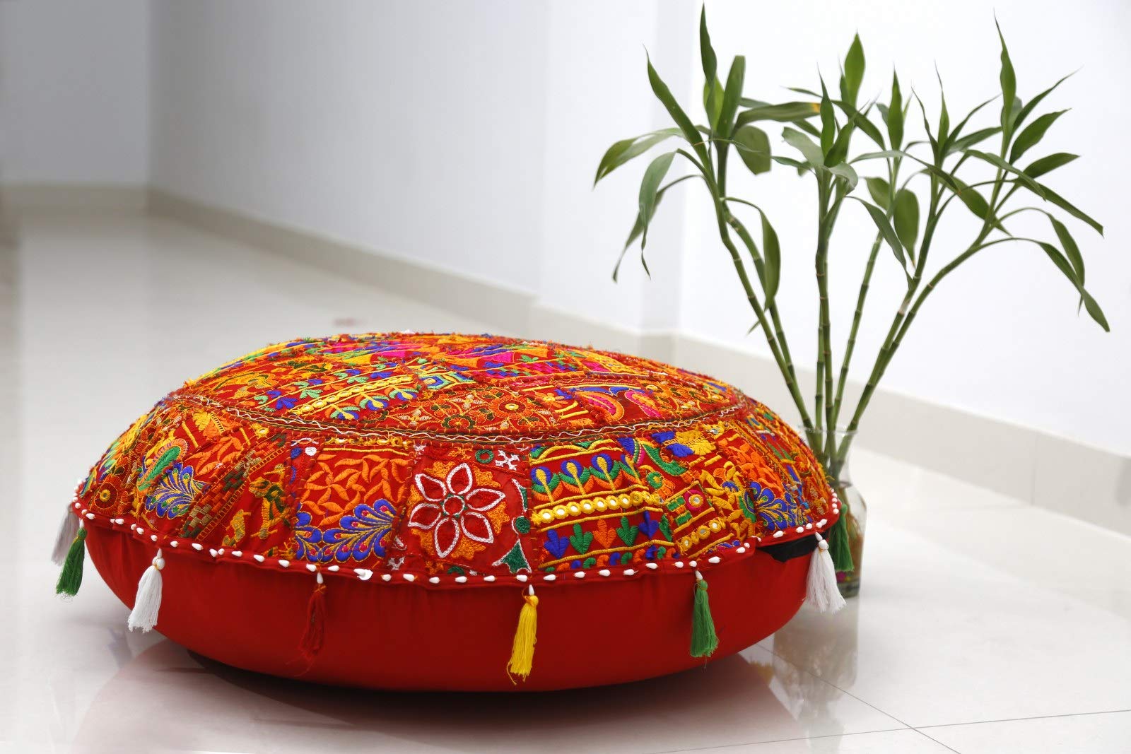 Cuscino in stile boho Bali - Copertura e riempimento inclusi - Tira