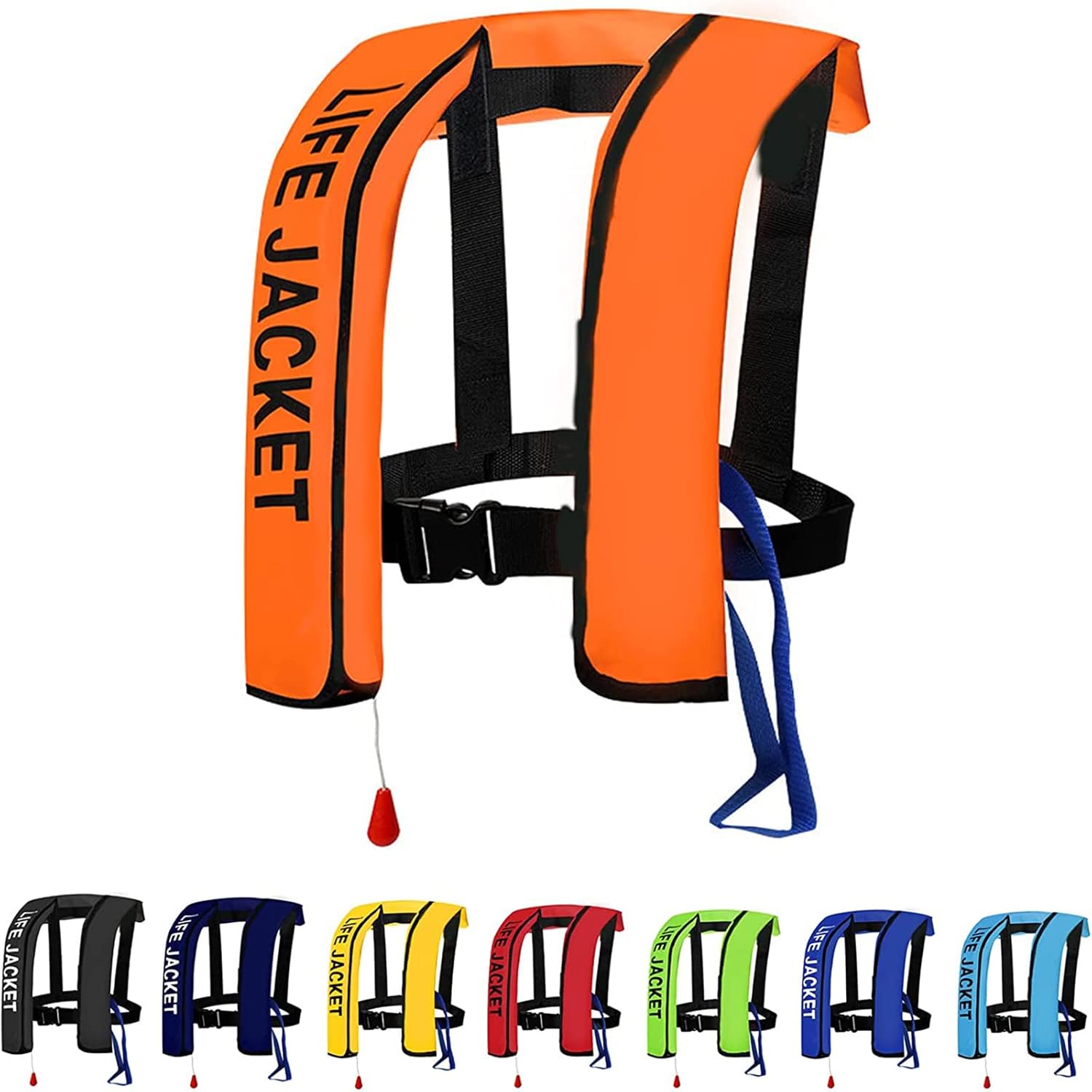 BZHIB Giubbotto di Salvataggio Gonfiabile Automatico, Giubbotto da