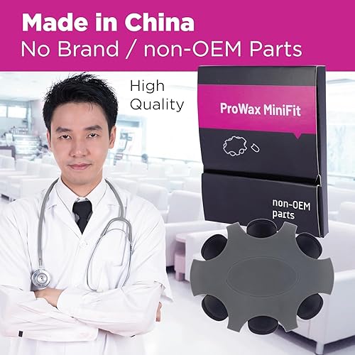 Miniatura 2 de (3 paquetes) Filtros de cera de repuesto originales Oticon ProWax MiniFit