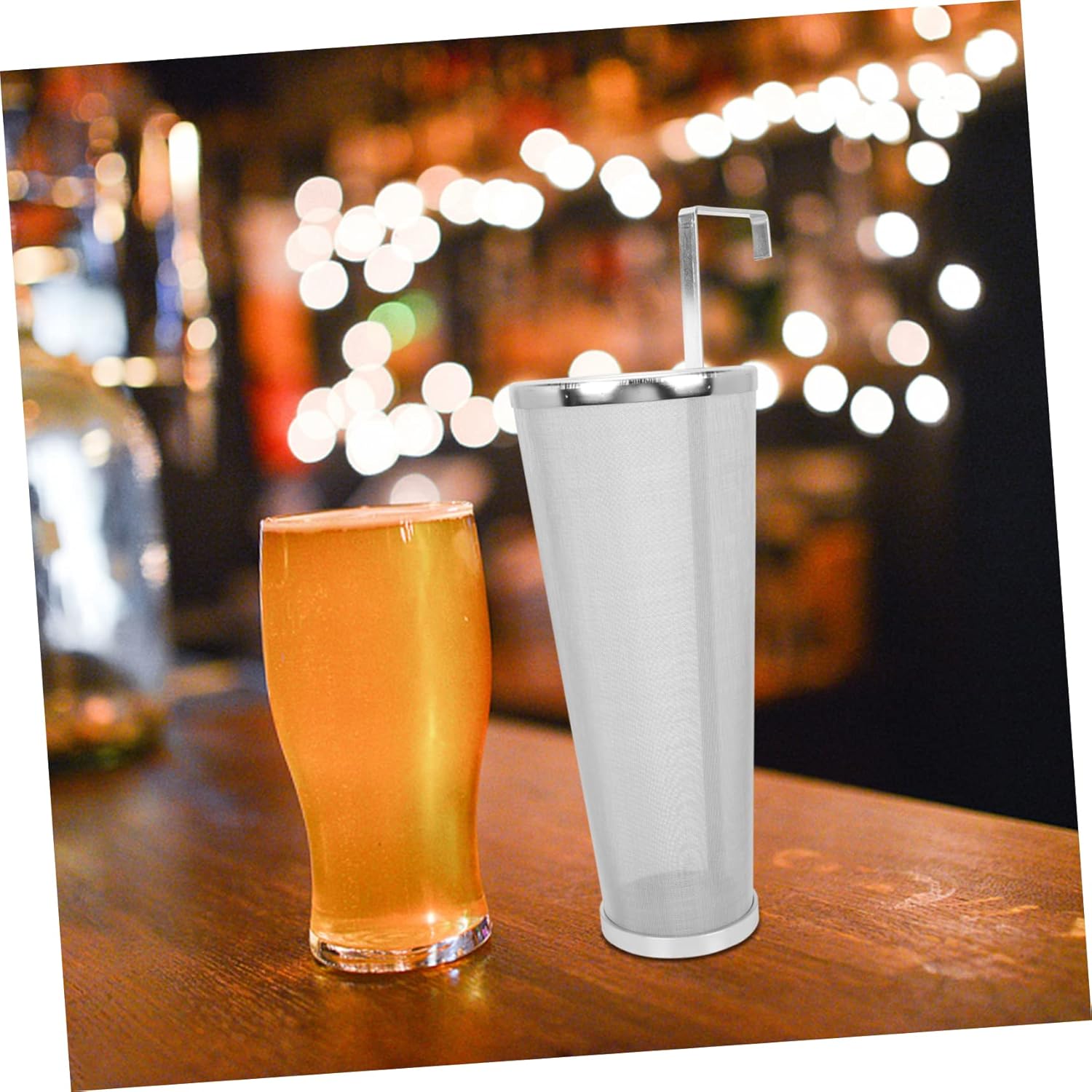 Stainless Steel Beer Filter Strainer Food-grade Mesh for Home Brewing and Easy to Clean for Wine and Beer Production